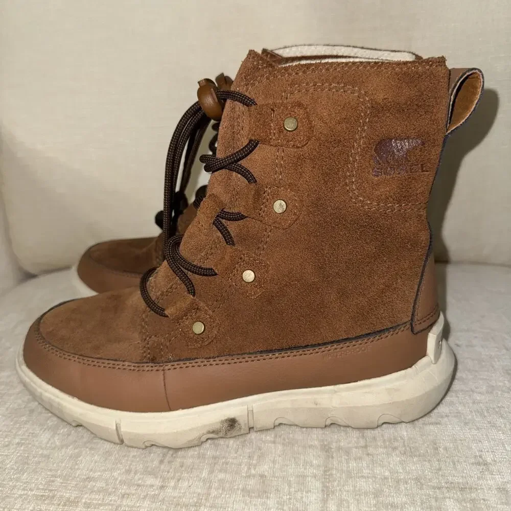 Sorel Explorer Next Joan Waterproof Boots - Size 3- Good Used Condition